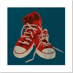 Retro Sneakers Posters and Art